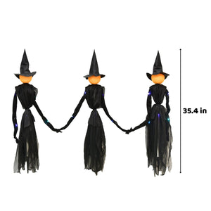 LED Hand Holding Halloween Witch Decor (3pcs) - PopFun