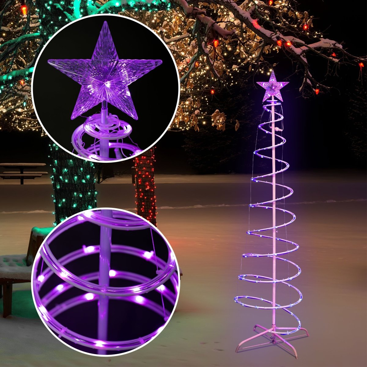 LED Spiral Tree Light - PopFun