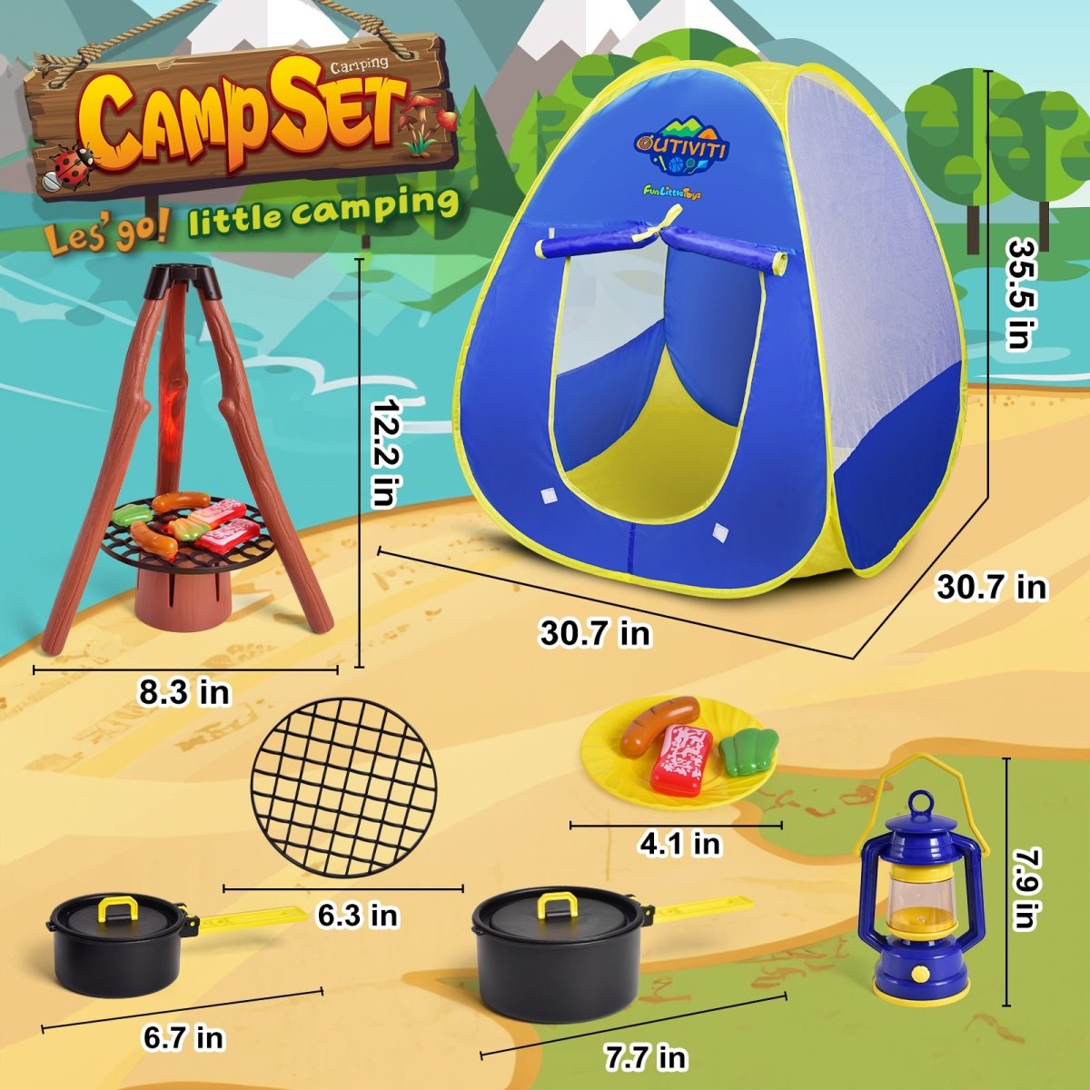 camping set Little Camper Camping Set