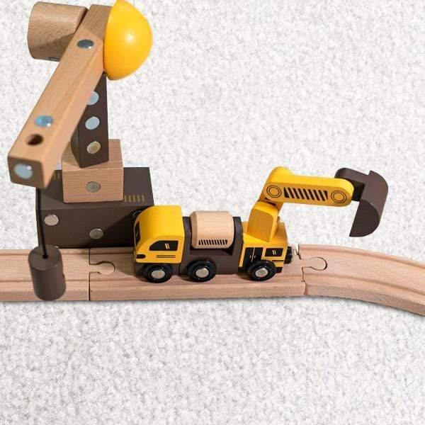 Magnetic Building Robot Cars and Track Toys - PopFun