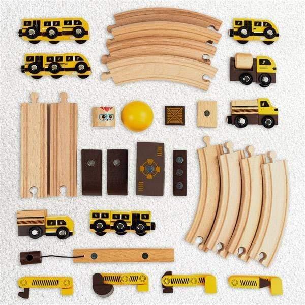 Magnetic Building Robot Cars and Track Toys - PopFun