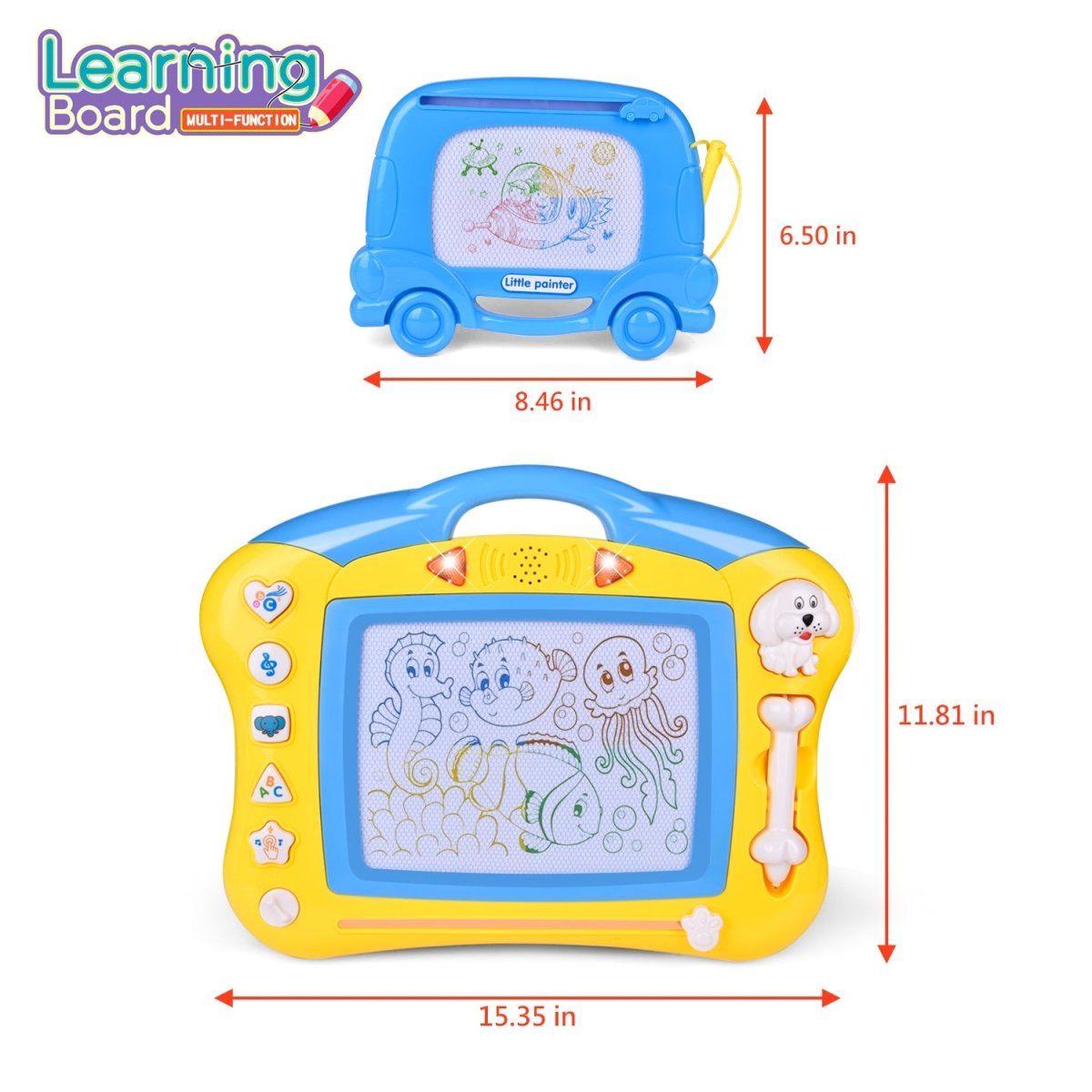 Magnetic Doodling Board with Sound - PopFun