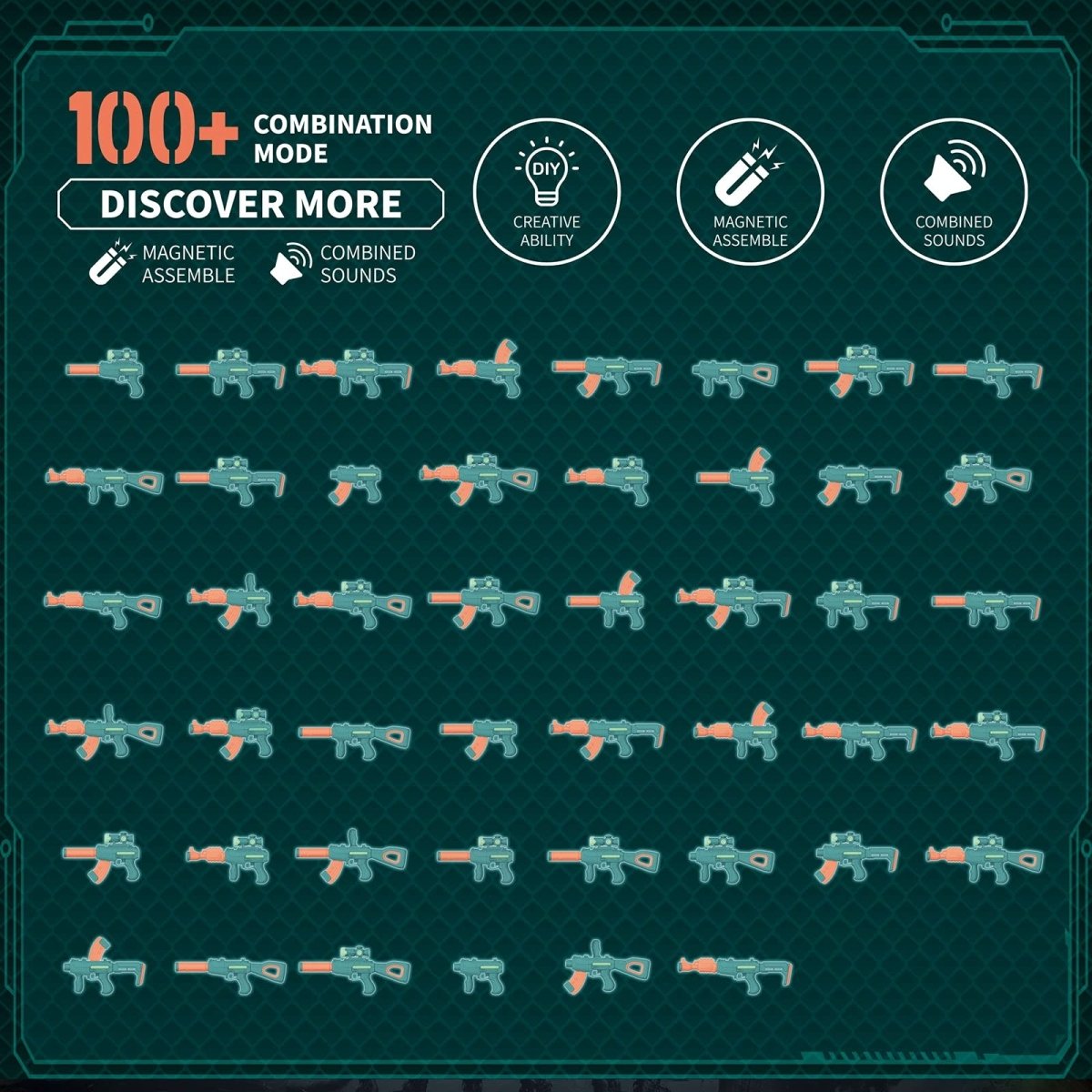 Magnetic Toy Gun for Kids - PopFun