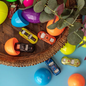 Easter Eggs Prefilled with Car Toys 12pcs