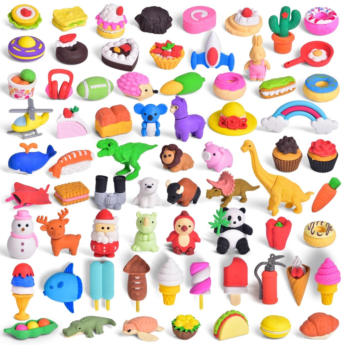 Mini Toys: Puzzle Erasers (70pcs) - PopFun