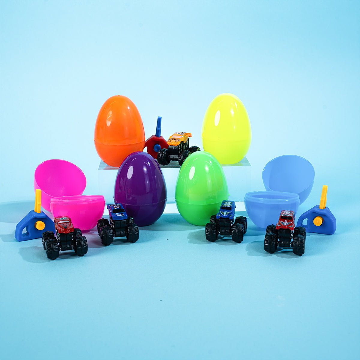 Monster Vehicle Treasure Eggs: 18 Pc Bundle - PopFun