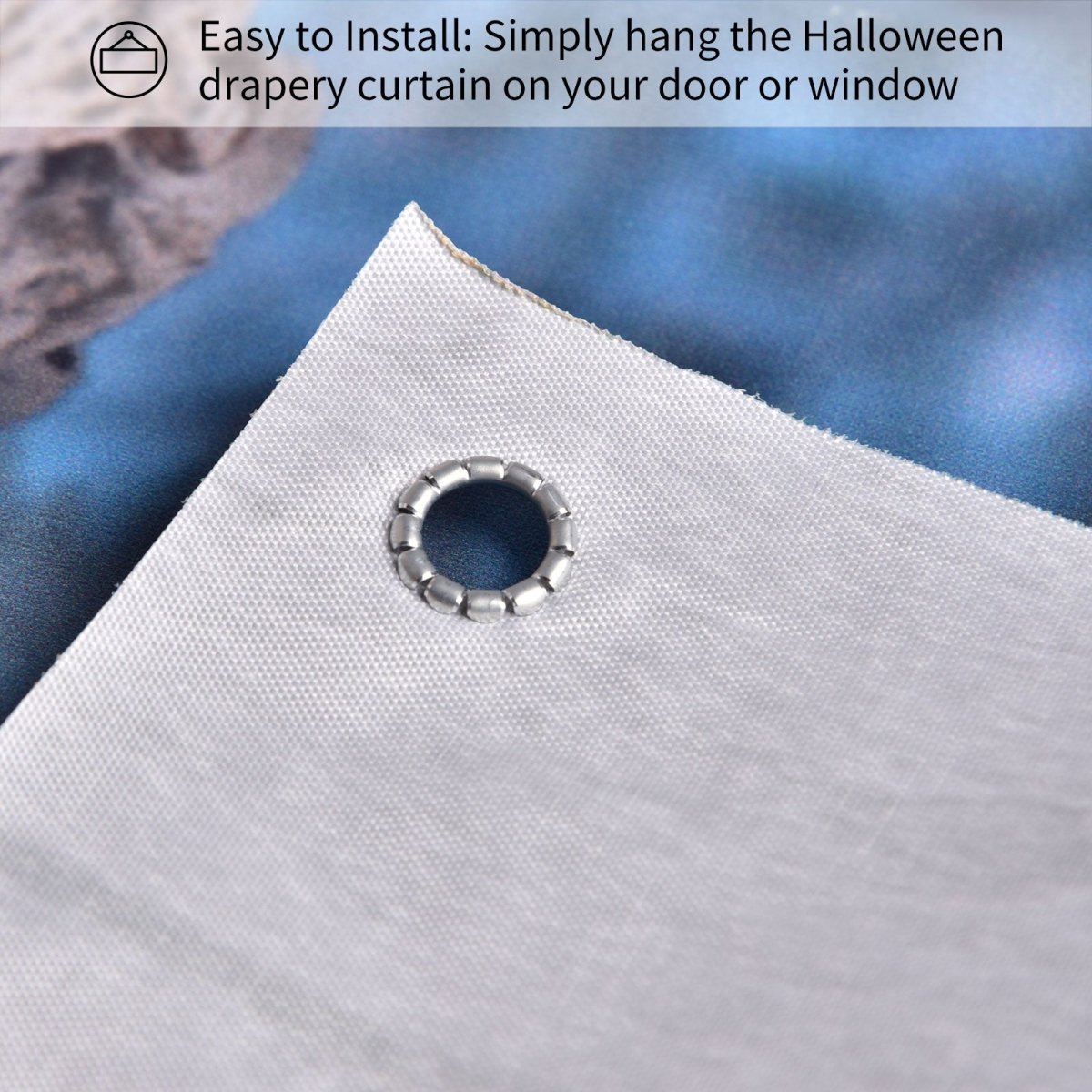 Mummy Curtain Halloween Window Decoration - PopFun