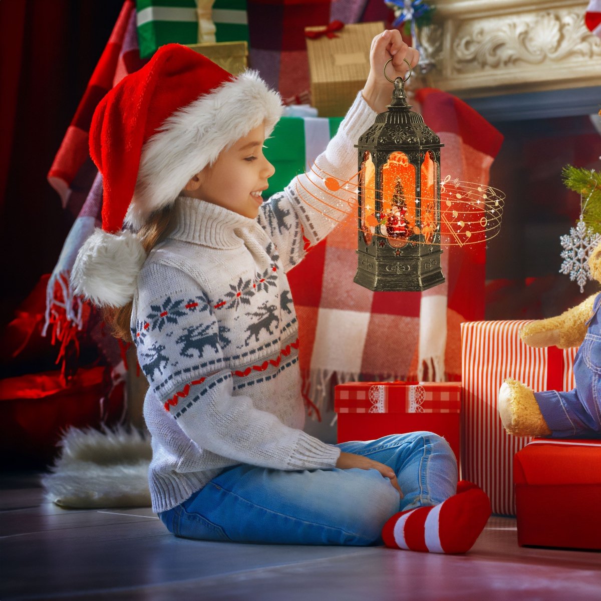 Musical Snow Globe Lantern - PopFun