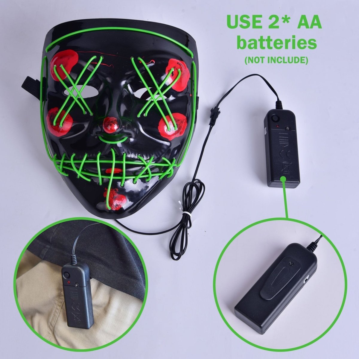 Neon Glow Masks - PopFun
