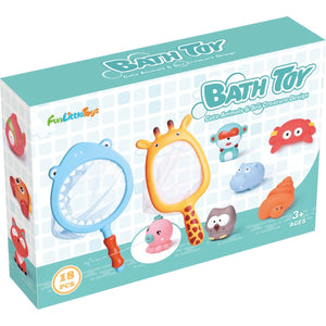 Ocean Animals Bath Toys 16pcs - PopFun