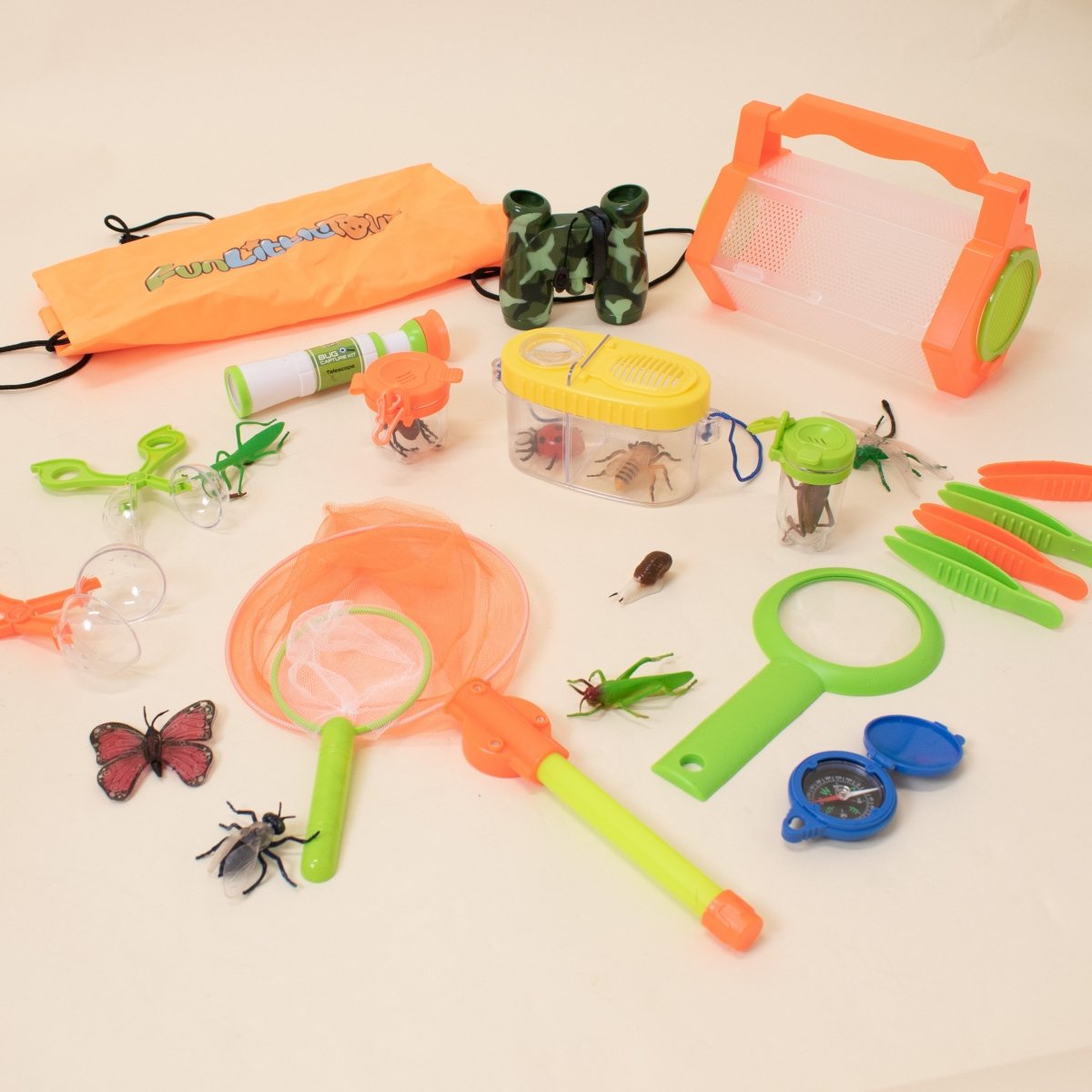 Outdoor Toys for kids: 27 Pcs Bug Catcher Kit Bundle - PopFun