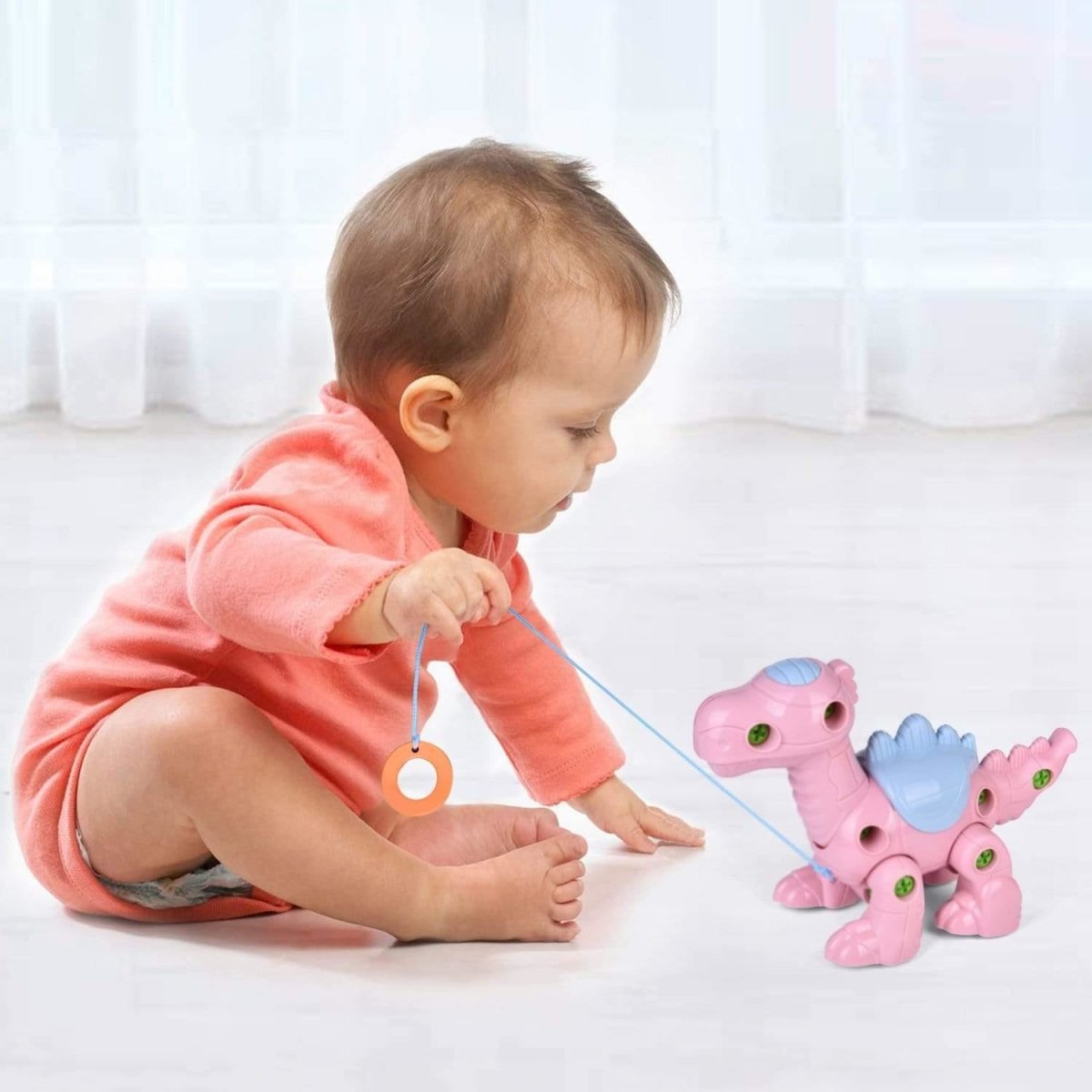Pink Pet Dinosaur Toy for Kids - PopFun