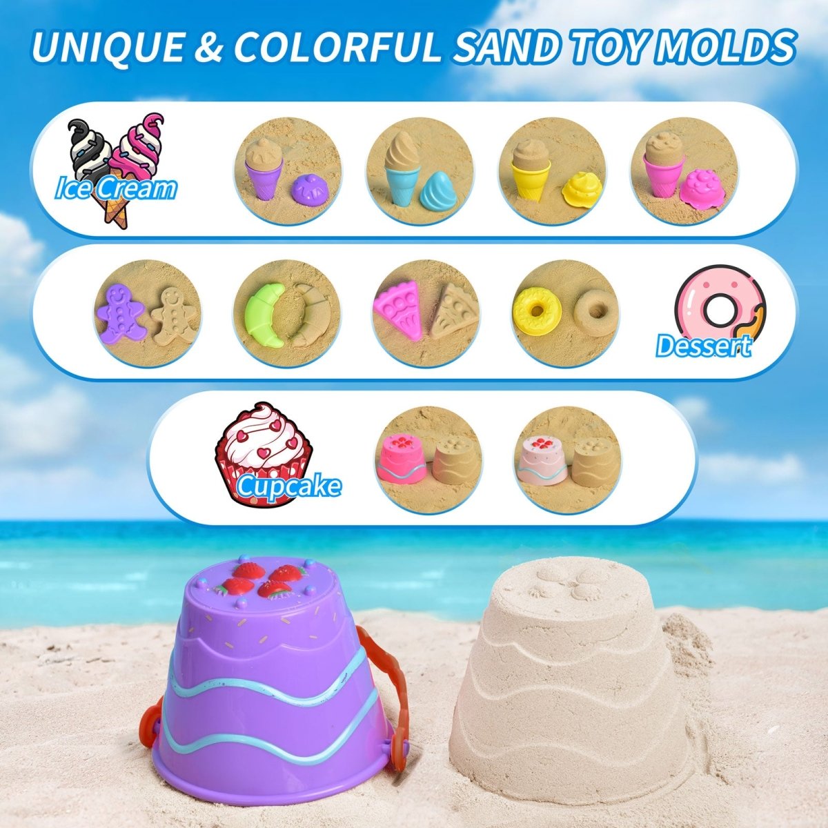 Play Sand Ice Cream Kit - PopFun