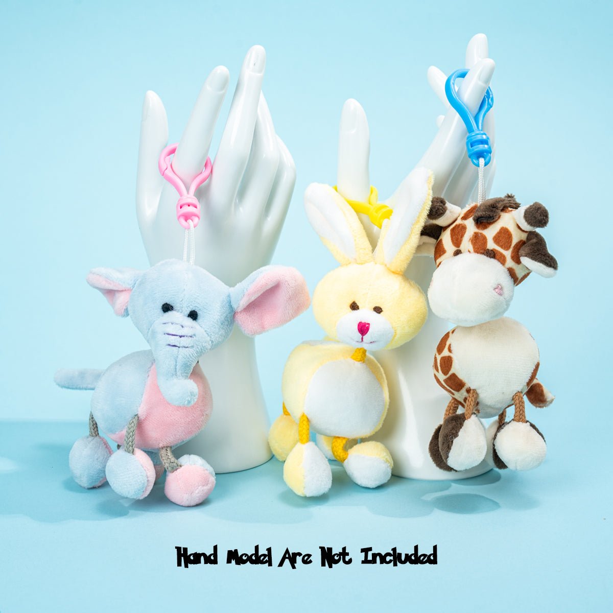 Plush Animal Keychain Easter Eggs 8pcs - PopFun