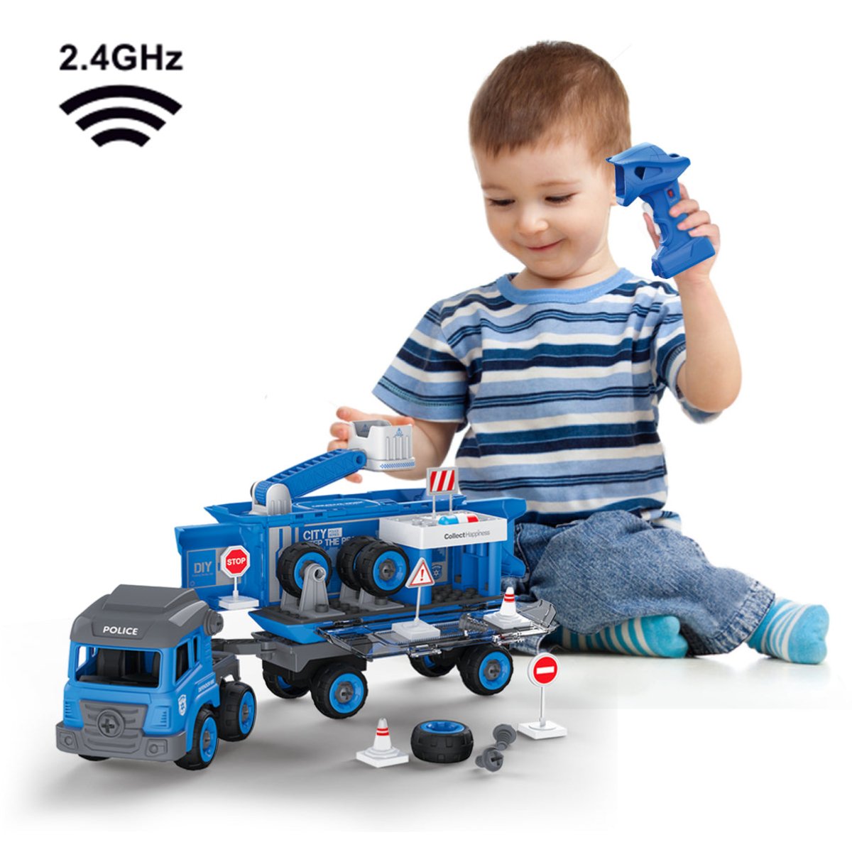 Police Truck Toy - PopFun