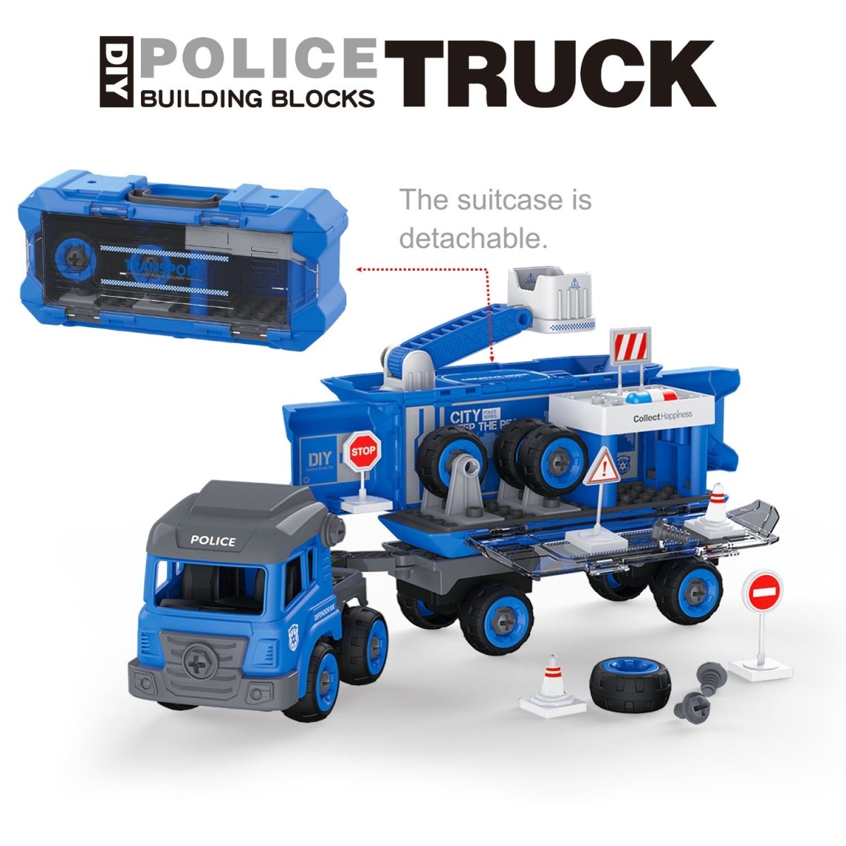 Police Truck Toy - PopFun