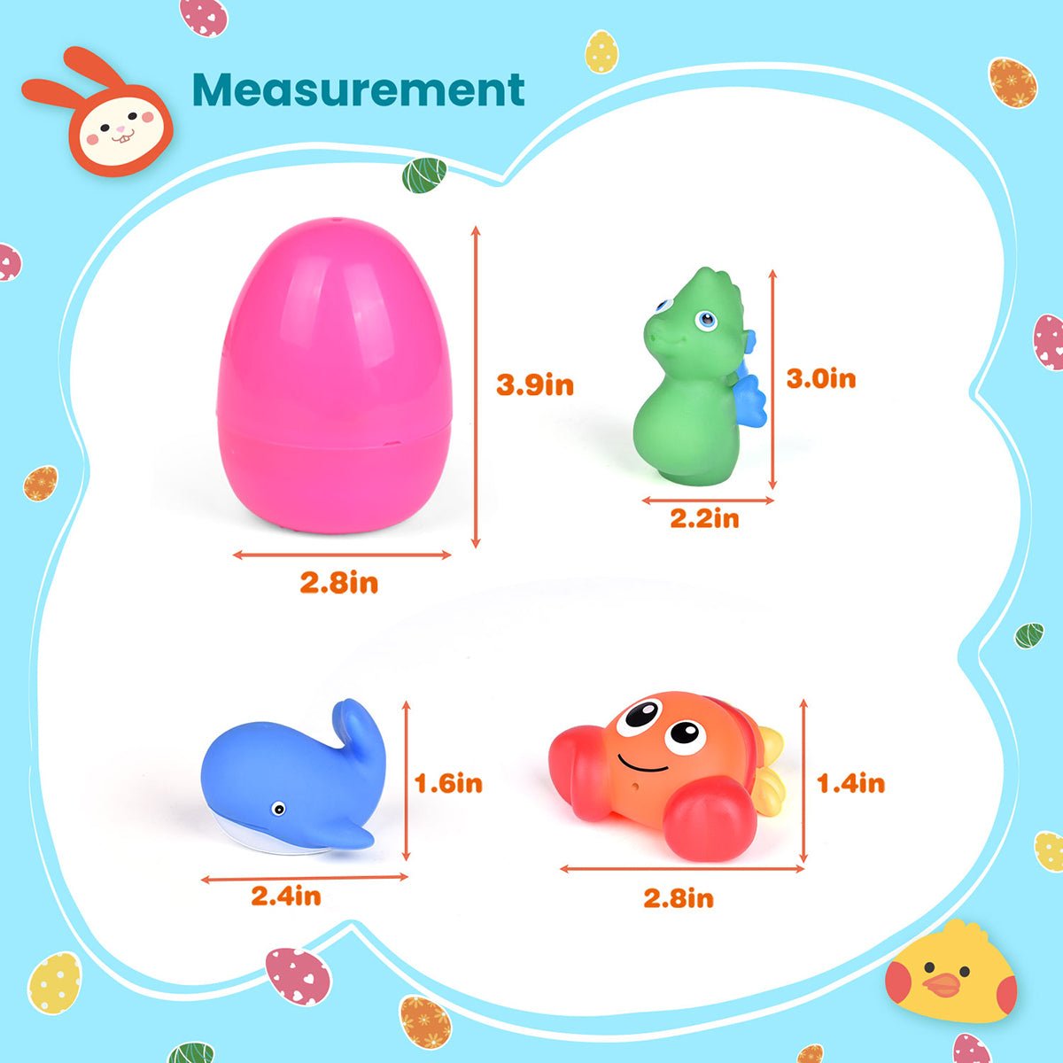 Prefilled Easter Eggs with Sea Animals 12 Pcs - PopFun