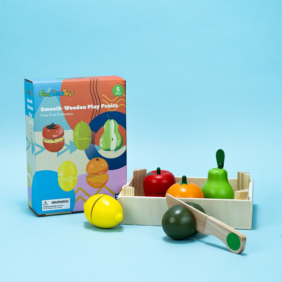 Pretend Cutting Fruits Set - PopFun