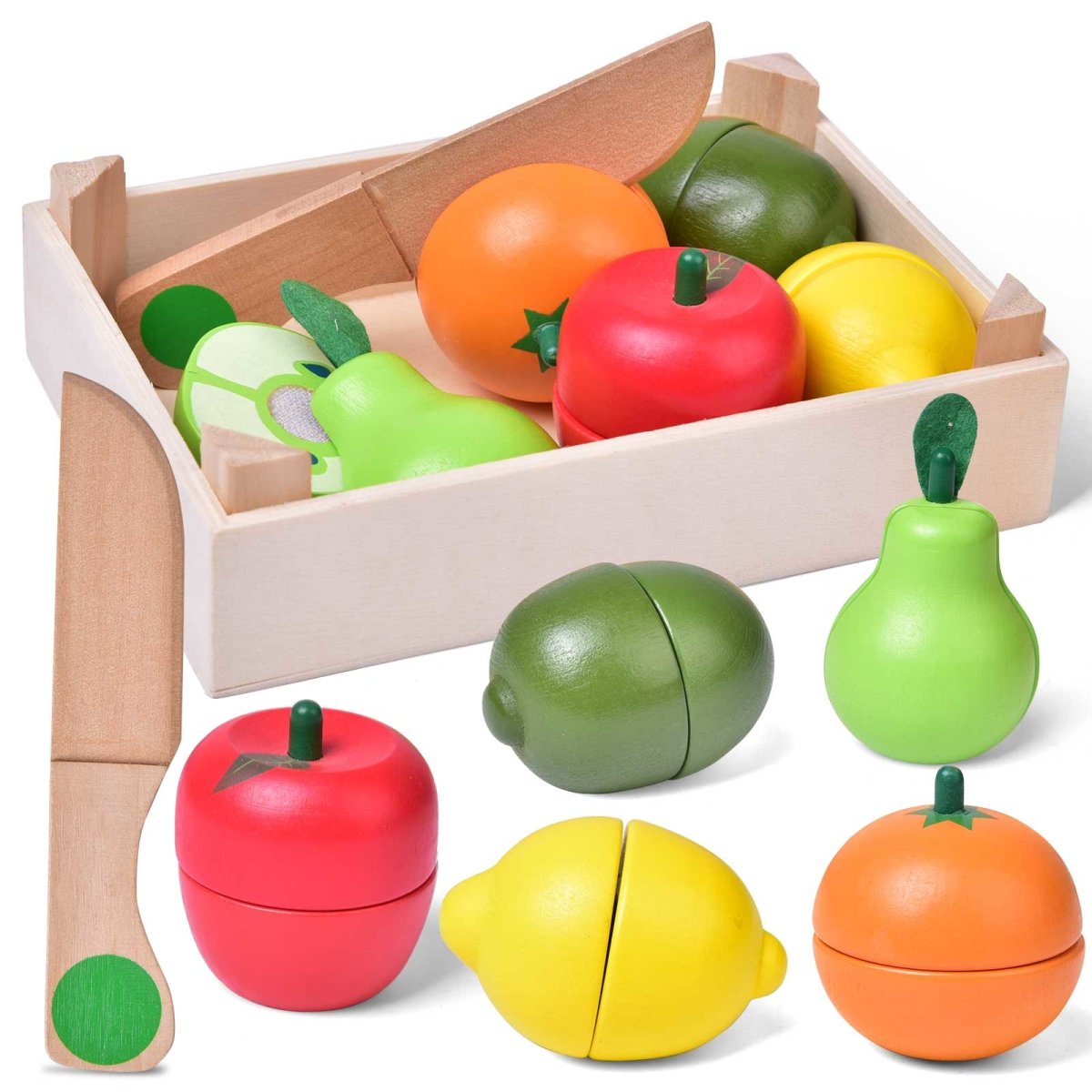Pretend Cutting Fruits Set - PopFun