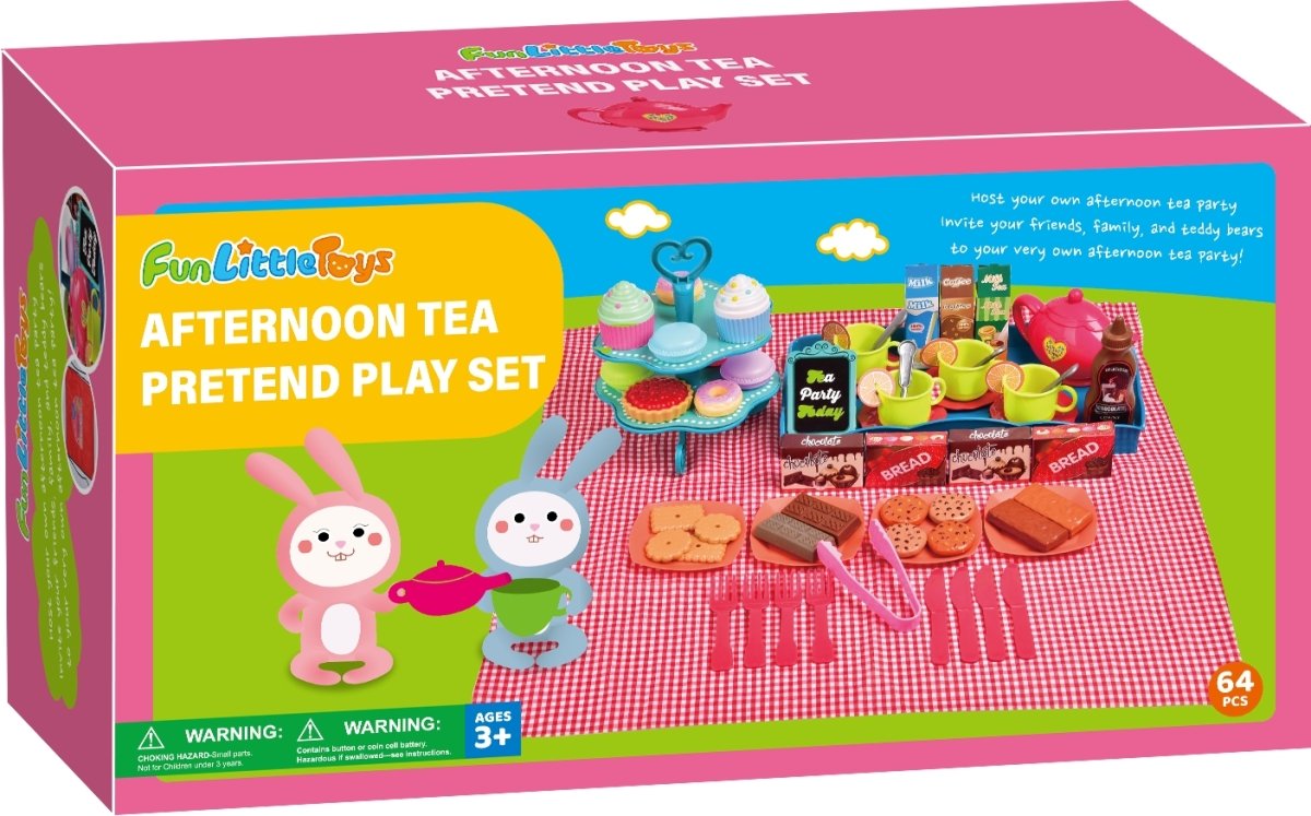 Pretend Play Princess Tea Party Toy - PopFun