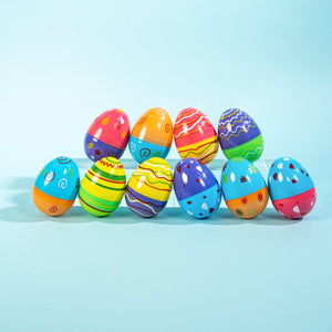 Printed Fillable Easter Eggs 48pcs