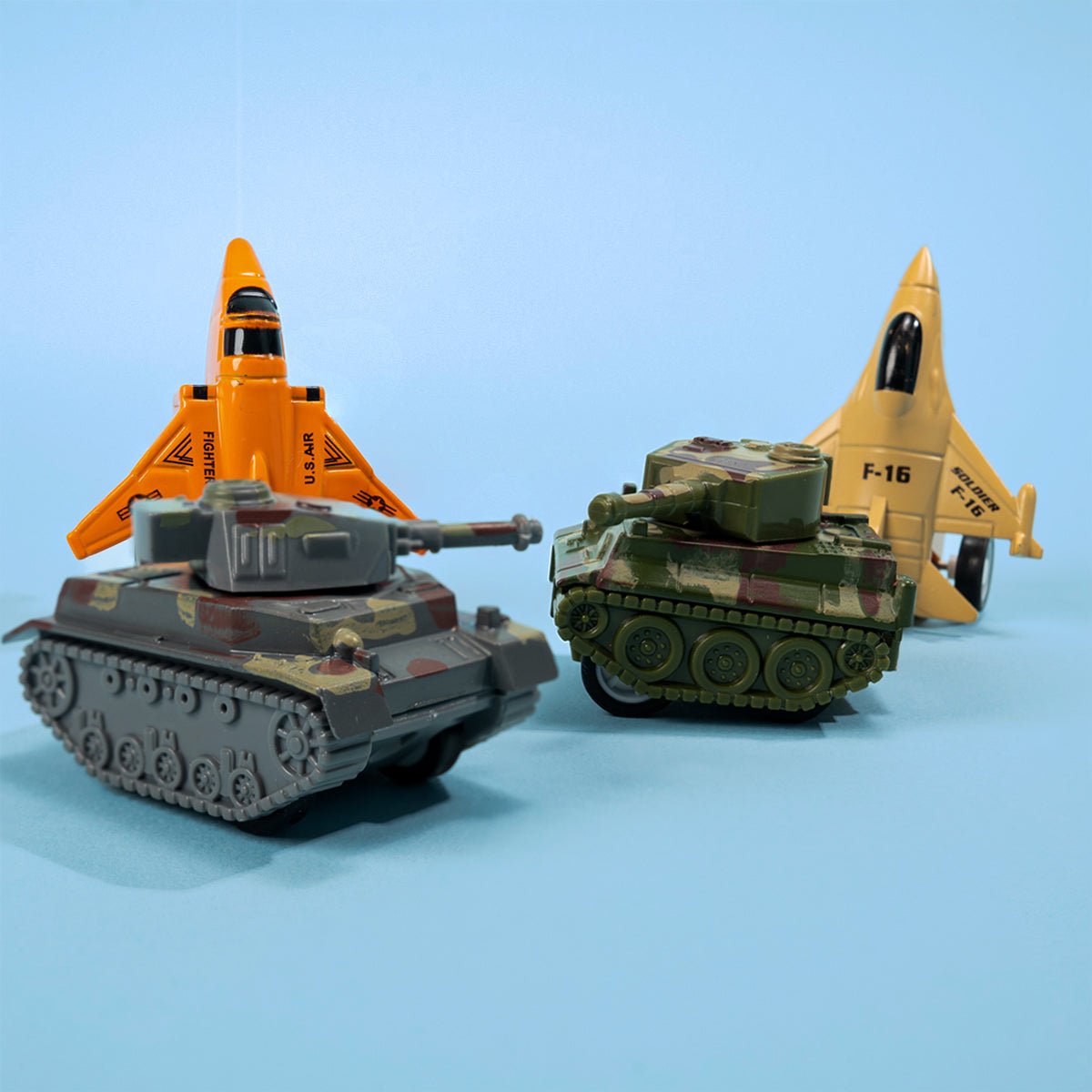 Pullback Military Vehicles Easter Eggs - PopFun