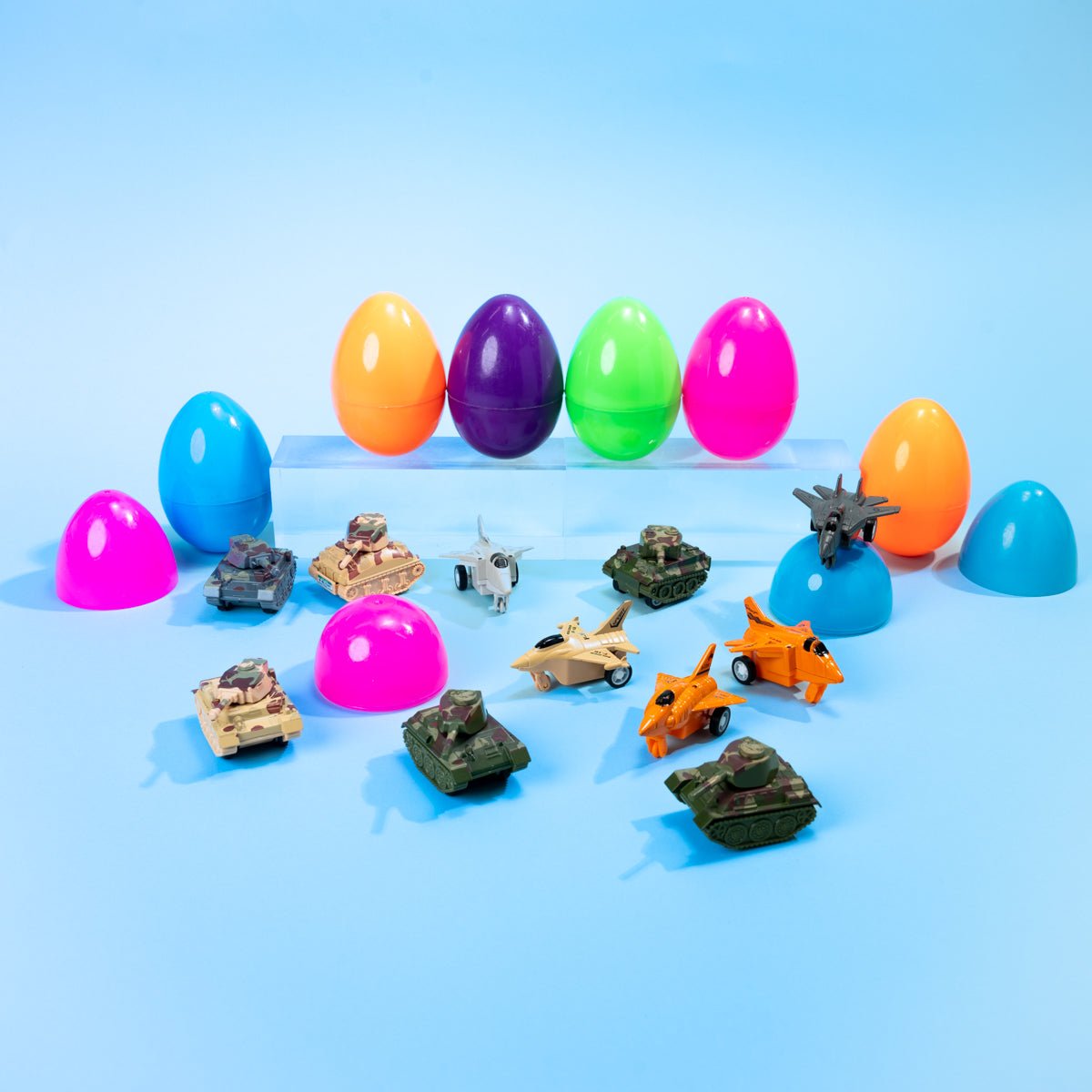 Pullback Military Vehicles Easter Eggs - PopFun