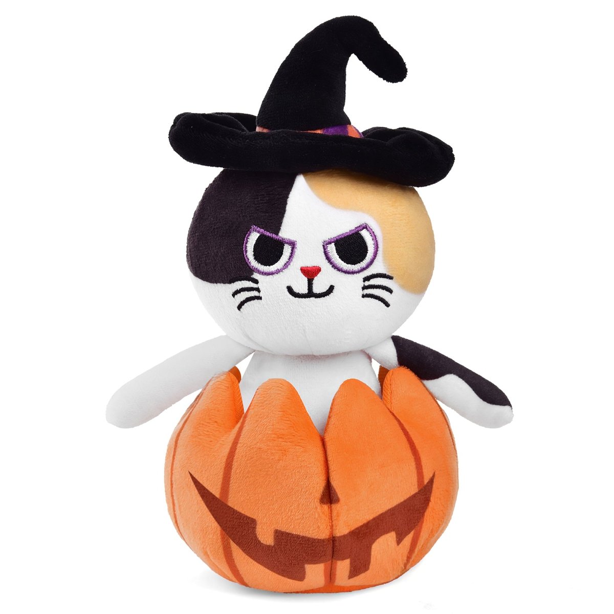 Pumpkin Popper Halloween Cat Plush Toy - PopFun