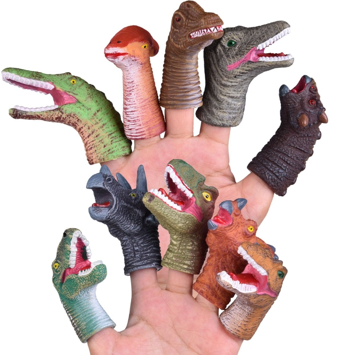 Realistic Dino Finger Puppets - PopFun