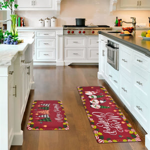 Red Christmas Elf Table Mat - PopFun