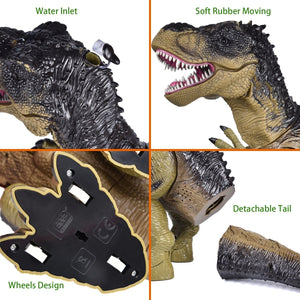 Remote Control Water Spraying Dinosaur Toy - PopFun
