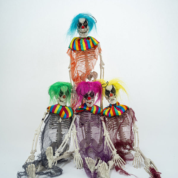 Cible Squelette Clown 3/4 – Décoration Halloween – Prêt à Accrocher