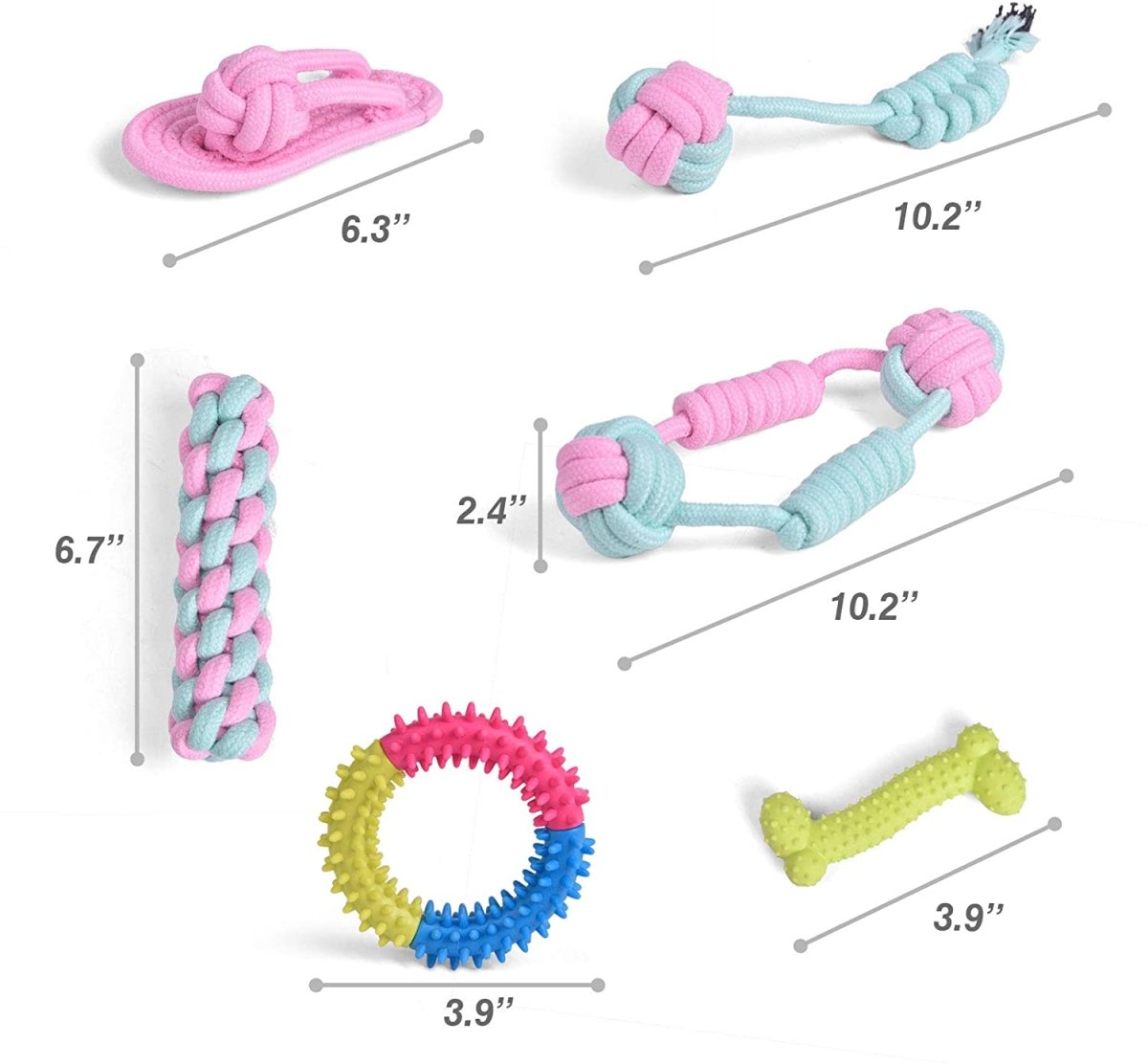 Rope and Slippers Chew Toy Set for Pets - PopFun