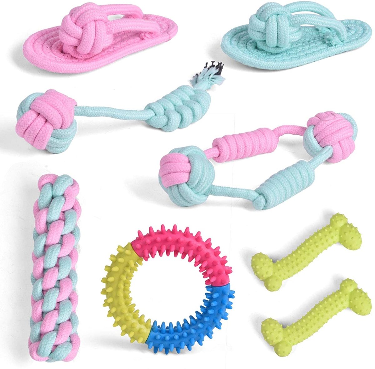 Rope and Slippers Chew Toy Set for Pets - PopFun