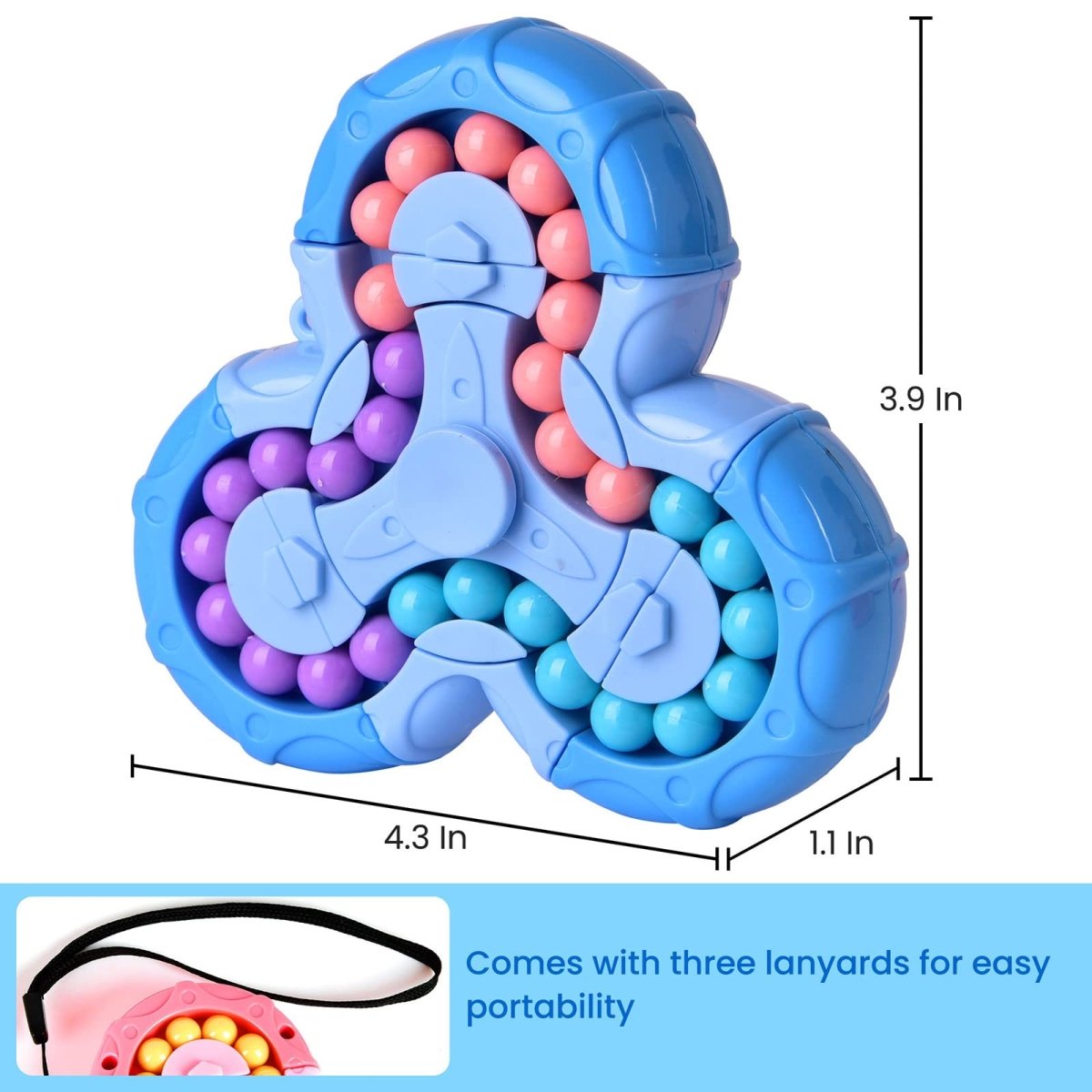 Rotating Magic Box 3PCS Rotating Magic Bean Puzzle Toy | PopFun