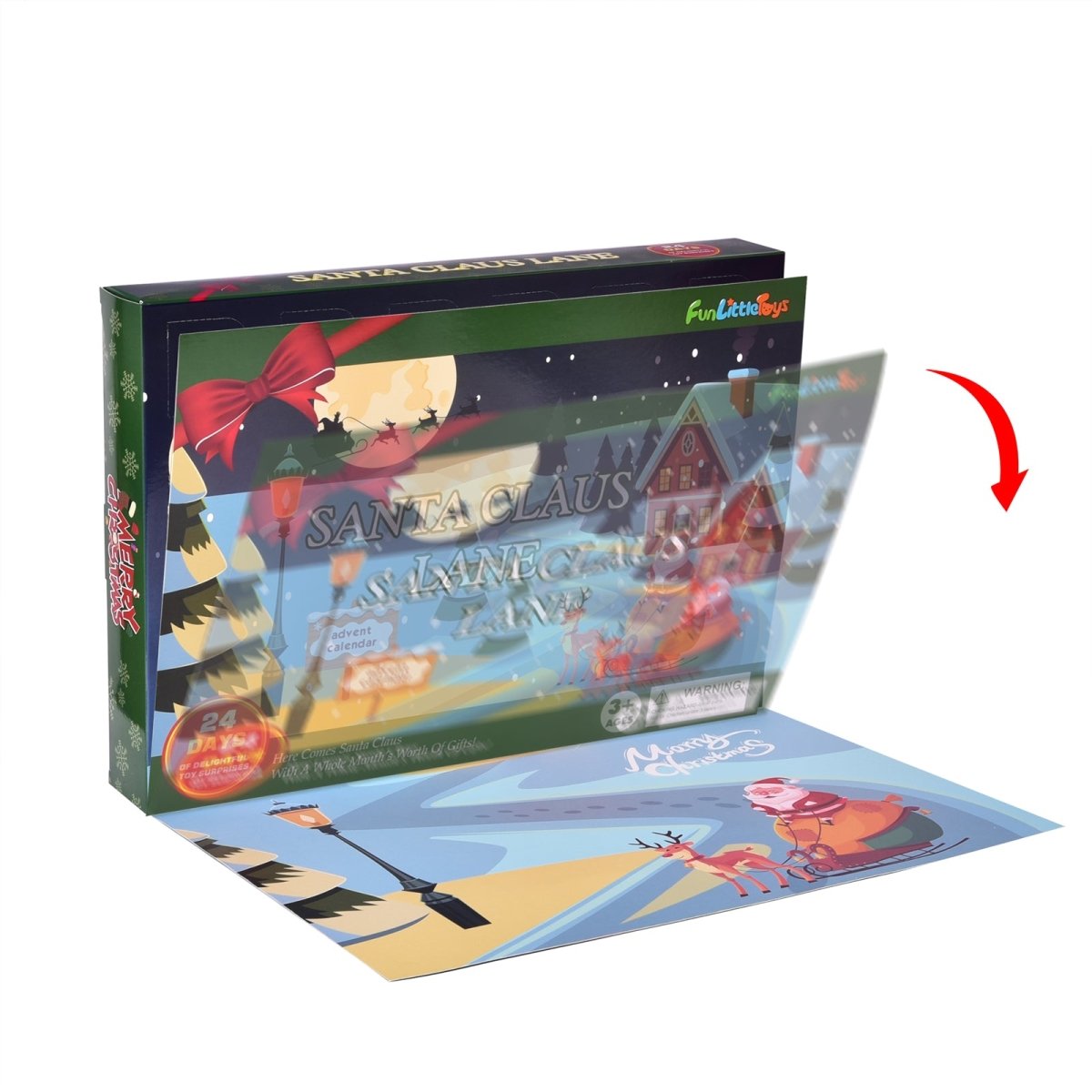 Santa Claus Lane Advent Calendar - PopFun