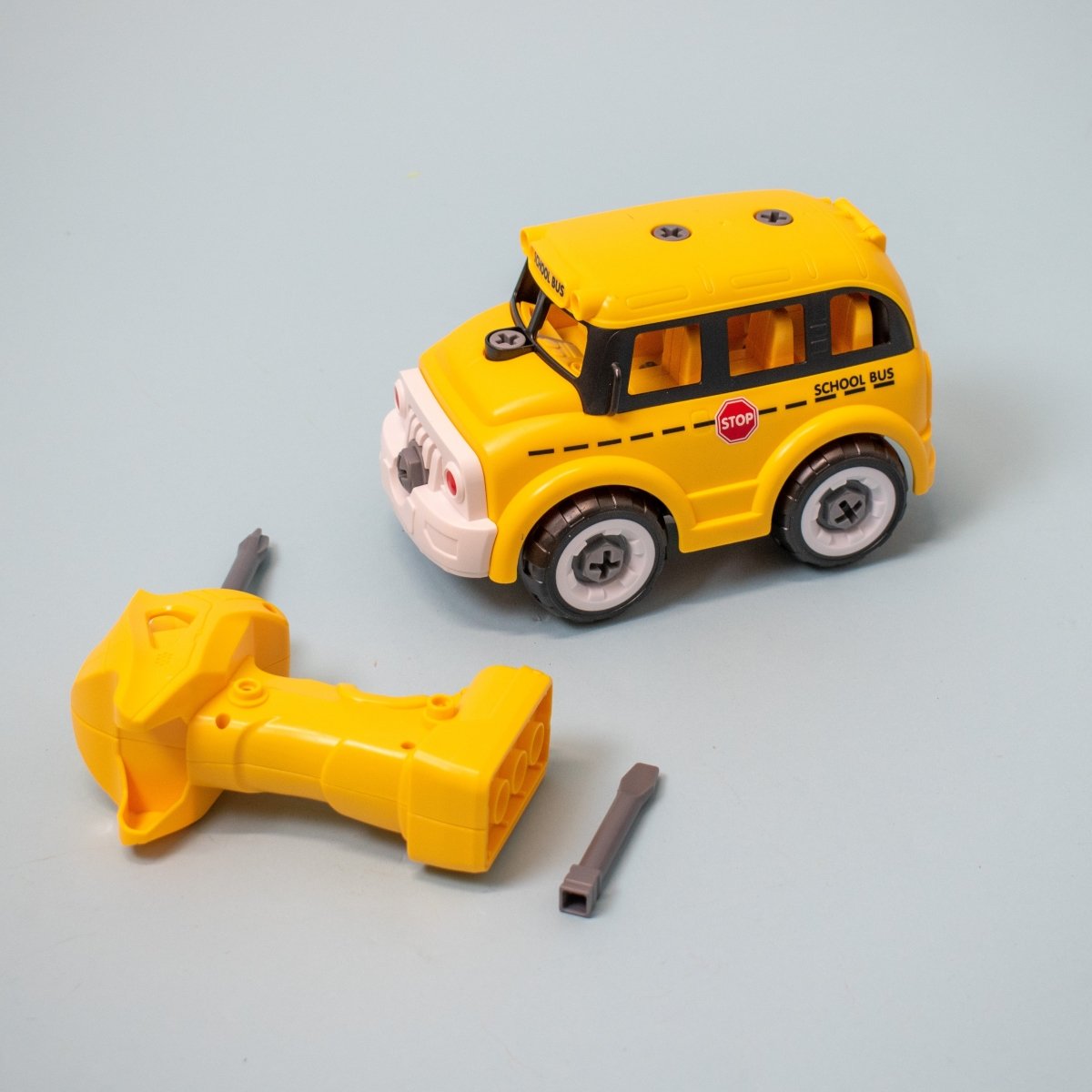School Bus Building Blocks - PopFun