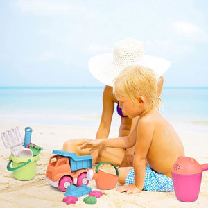 Sea Animal Beach Mold Toy Set with Dump Truck - PopFun