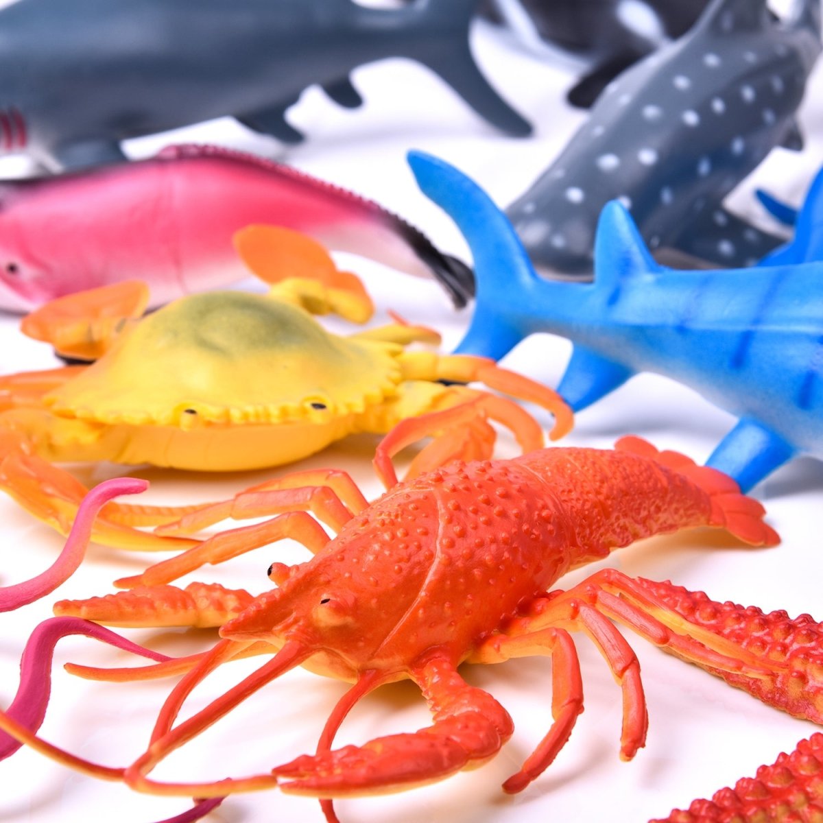 Sea Animals Bath Toys (18pcs) - PopFun