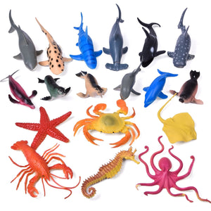 Sea Animals Bath Toys (18pcs) - PopFun