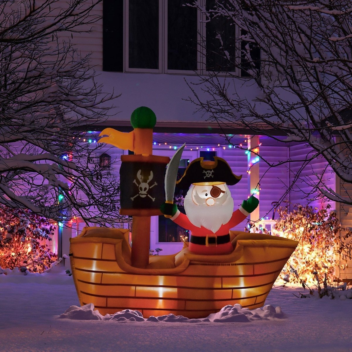 Sea Santa Holiday Inflatable-Wholesale - PopFun