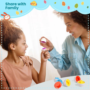 Shape Matching Egg Set 12 PCS - PopFun