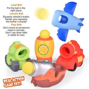 Shooting Foam Balls Playcar Set - PopFun