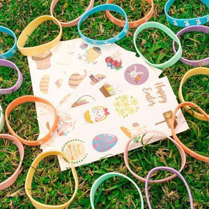 Bulk Easter Party Favors Bracelets & Tattoo Stickers 192pcs
