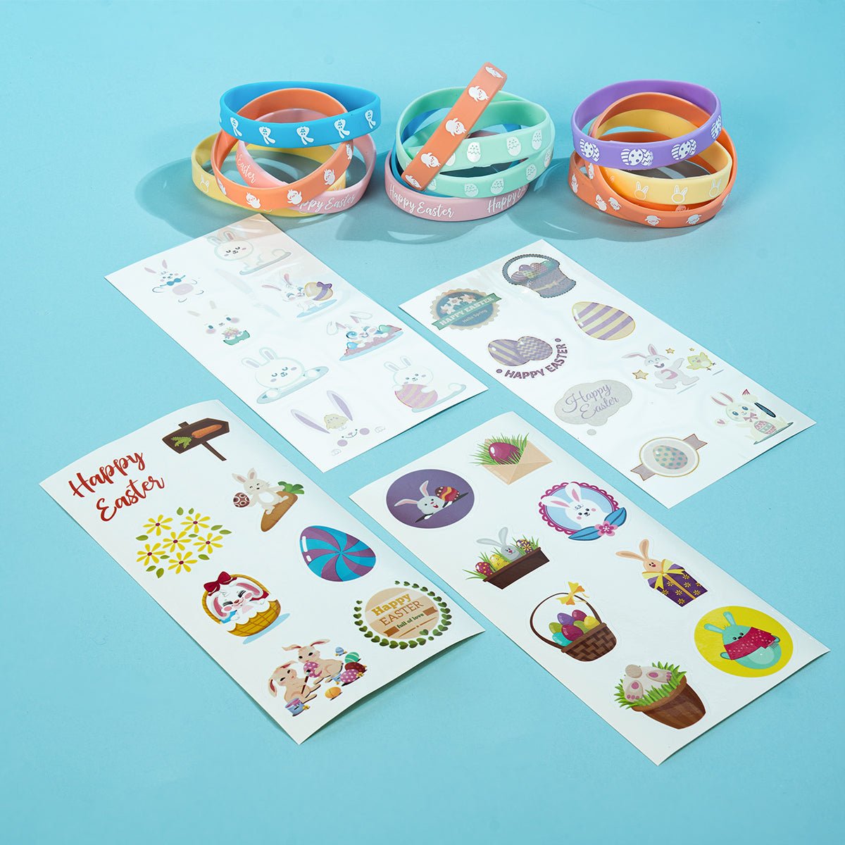 Silly Slap Bracelets 72 Piece Party Pack - PopFun