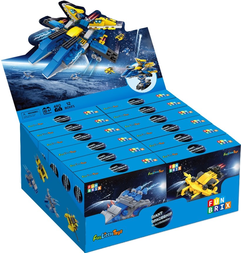 Spaceship Mini Building Blocks - PopFun