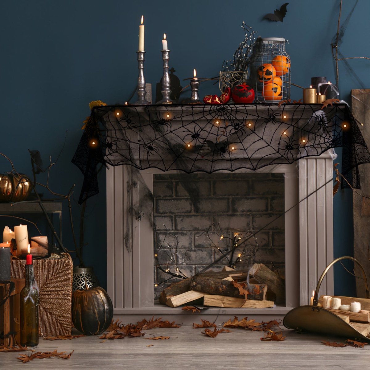 Spiderweb Mantel Scarf - PopFun