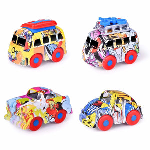 Spray-Painted Die-Cast Toy Cars - PopFun