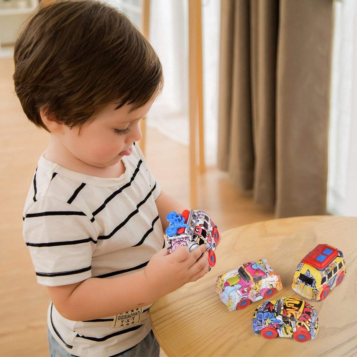 Spray-Painted Die-Cast Toy Cars - PopFun