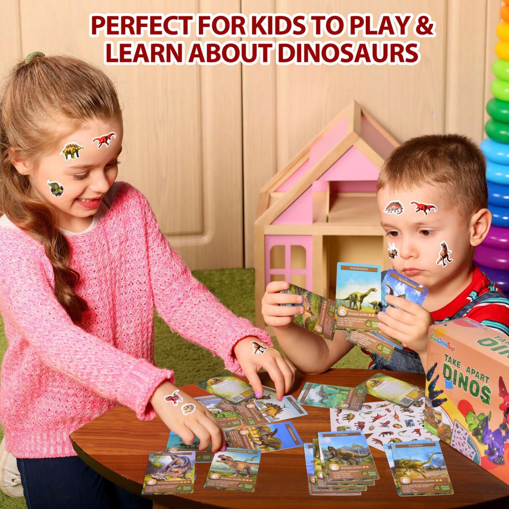 Take Apart Dinosaur Set 4 Pcs - PopFun